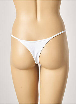Chiloți de baie elasticitate șnur alb KHASSANI femeie