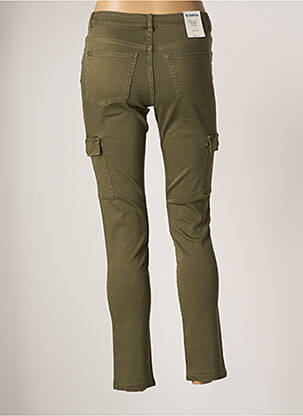 Pantalon cargo subțire mărime normală verde GARCIA femeie