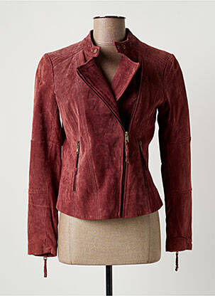 Geacă din piele roz ESPRIT femeie