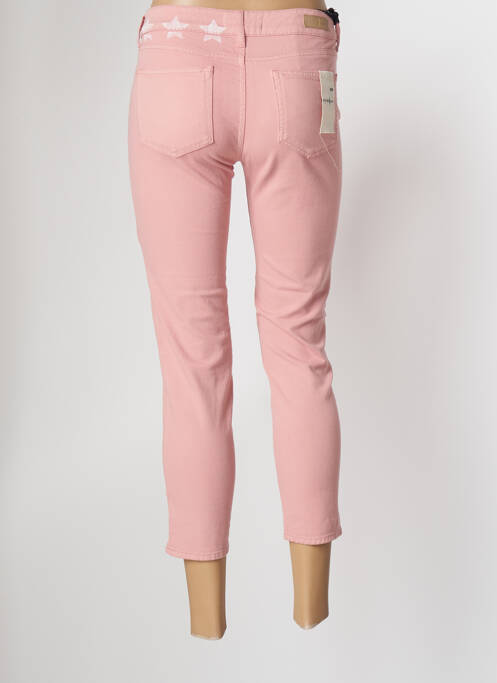 Pantalon trei sferturi roz FIVE femeie