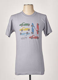 Tricou elasticitate mâneci scurte gri MA LOCOMOTION homme