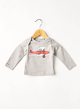Tricou gri MA LOCOMOTION băiat