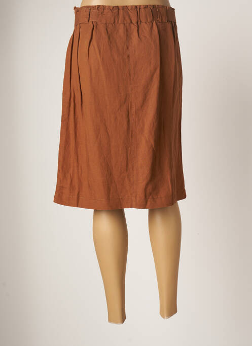 Fustă midi maro BRANDTEX femeie