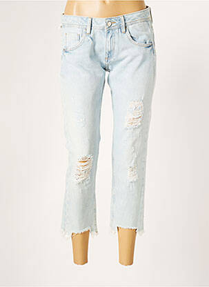 Blugi cu croială dreaptă albastru REIKO femeie