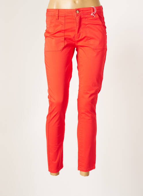 Pantalon 7/8 roșu F.A.M. femeie