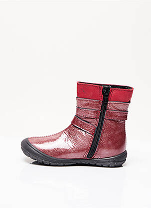 Botine/ghete vârf rotund vârf rotund roșu BOPY fată