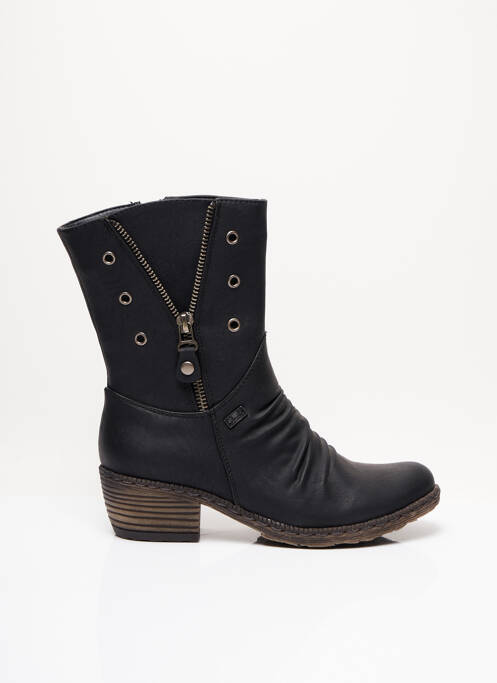 Botine/Ghete negru RIEKER fată