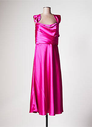 Rochie lungă roz AMSALE femeie