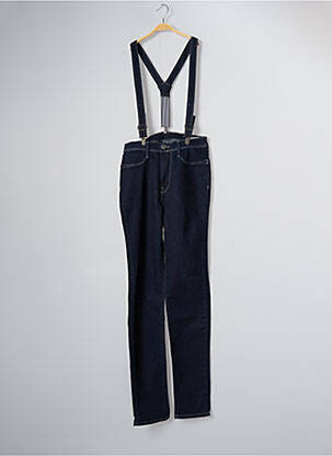 Blugi cu croială slim albastru TEDDY SMITH fată