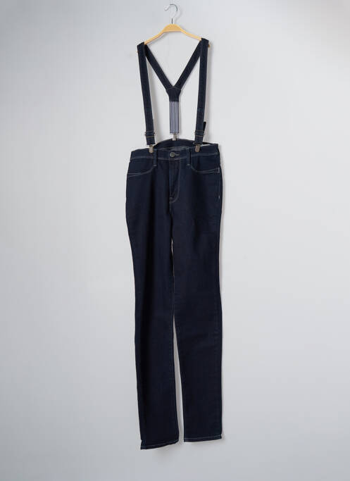 Blugi cu croială slim albastru TEDDY SMITH fată