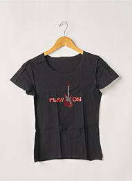 Pijama mâneci scurte negru MISS ACHILE femme