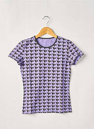 Pijama mâneci scurte violet MISS ACHILE femeie