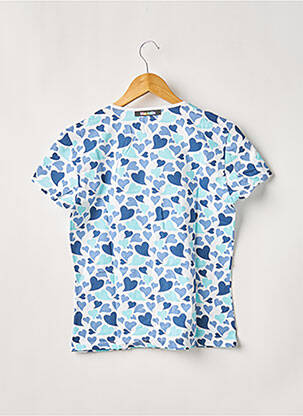 Pijama mâneci scurte albastru MISS ACHILE femme
