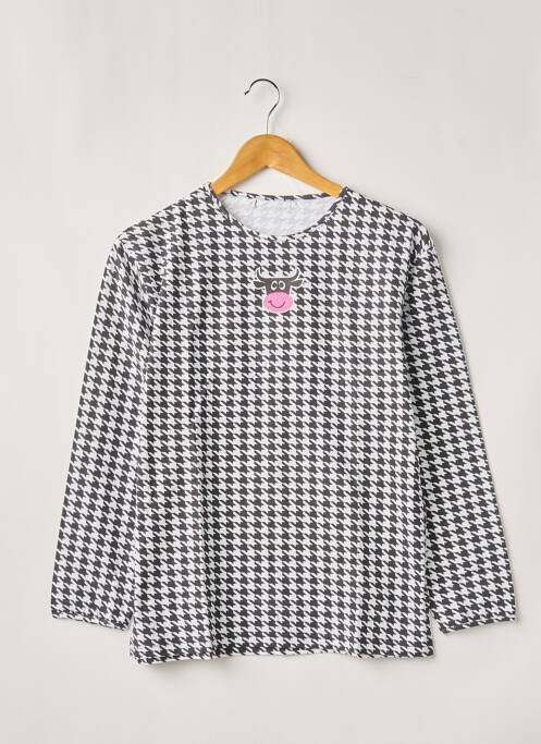 Pijama croială cambrată negru MISS ACHILE femme