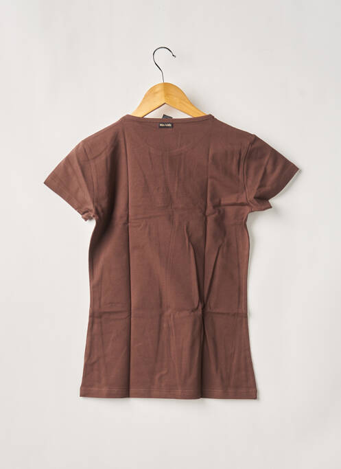 Pijama mâneci scurte maro MISS ACHILE femme