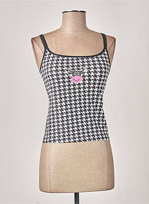 Pijama ajustată negru MISS ACHILE femeie