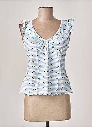Pijama mâneci scurte albastru MISS ACHILE femeie