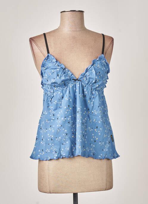 Pijama decolteu în v albastru MISS ACHILE femme