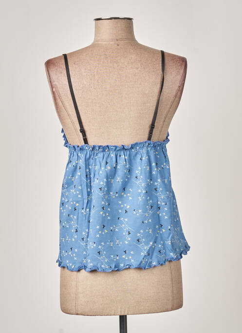 Pijama decolteu în v albastru MISS ACHILE femme