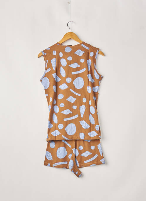 Pijamale scurte maro MISS ACHILE femeie