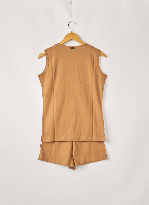 Pijamale scurte maro MISS ACHILE femeie