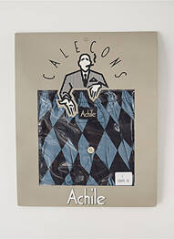Chilot imprimeu fantezie albastru ACHILE homme