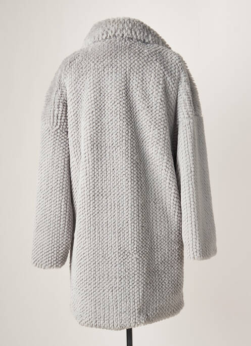 Palton lung gri LAUREN VIDAL femeie