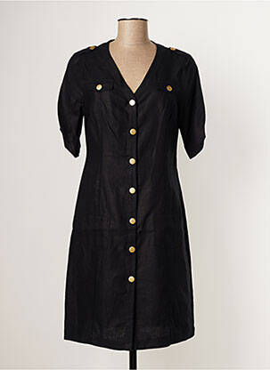 Rochie midi mâneci lungi mâneci lungi negru PAUL BRIAL femeie