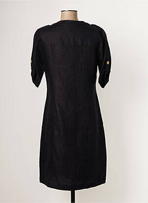 Rochie midi mâneci lungi mâneci lungi negru PAUL BRIAL femeie