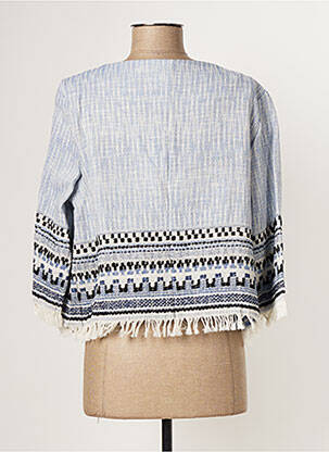 Jachete casual guler rotund albastru PAUL BRIAL femeie