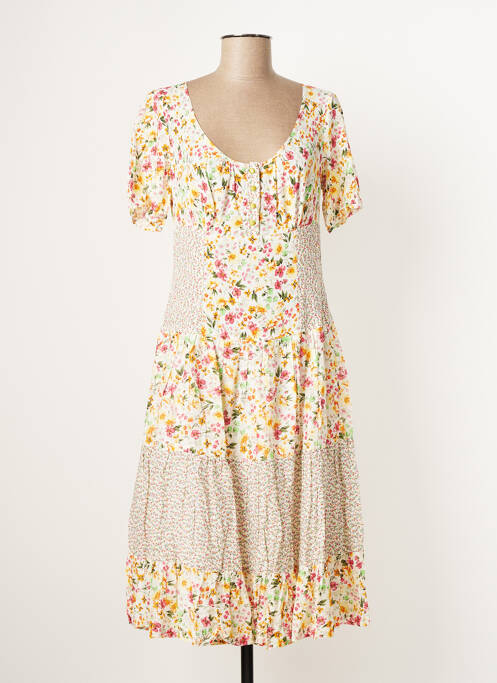 Rochie midi alb PAUL BRIAL femeie