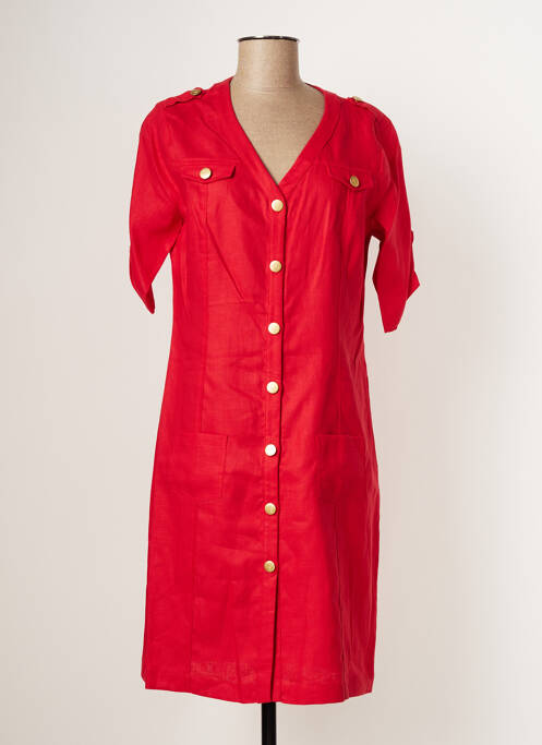 Rochie midi roșu PAUL BRIAL femeie