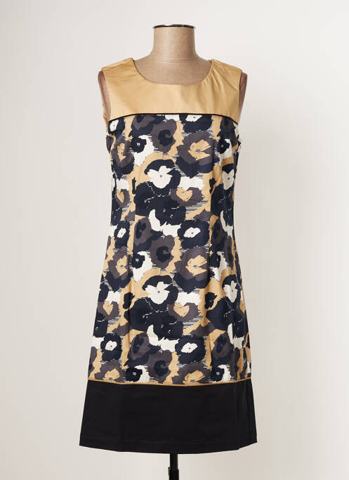 Rochie midi bej PAUL BRIAL femeie