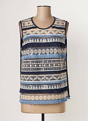 Top albastru PAUL BRIAL femeie