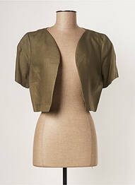 Bolero mâneci scurte verde PAUL BRIAL femme