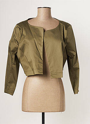 Bolero guler rotund verde PAUL BRIAL femeie