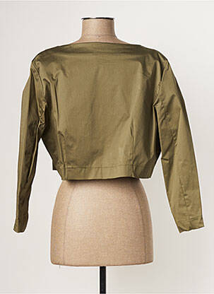 Bolero guler rotund verde PAUL BRIAL femeie