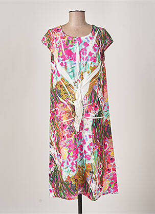 Rochie midi roz MALOKA femeie