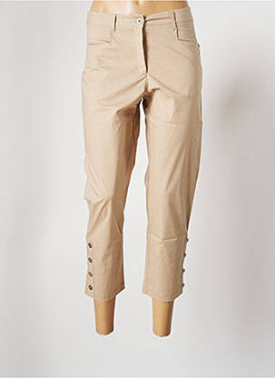 Pantalon trei sferturi bej MALOKA femeie