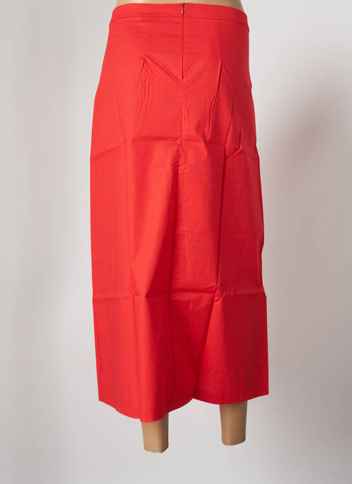 Fustă midi roșu MALOKA femeie
