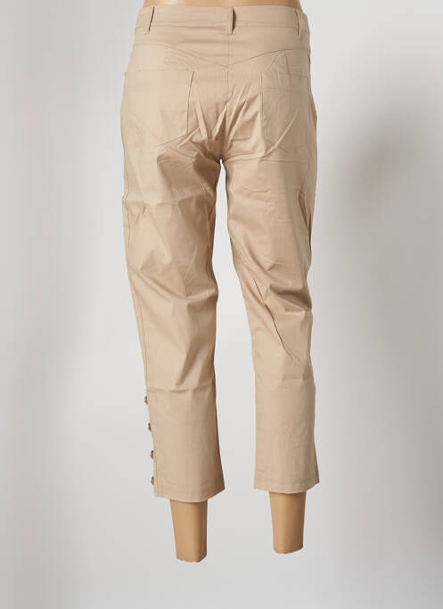 Pantalon trei sferturi bej MALOKA femeie