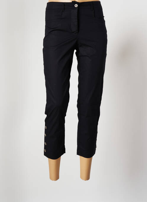 Pantalon trei sferturi negru MALOKA femeie