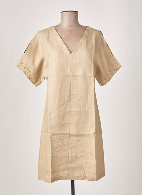 Rochie midi bej MALOKA femeie