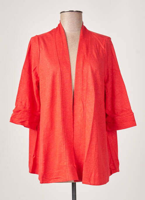 Vestă cu mâneci lungi roșu MALOKA femeie