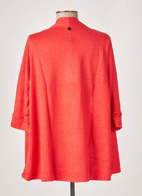 Vestă cu mâneci lungi roșu MALOKA femeie