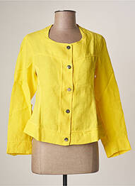 Jachete casual guler rotund galben MALOKA femme