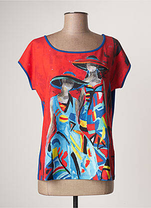 Tricou albastru MALOKA femeie