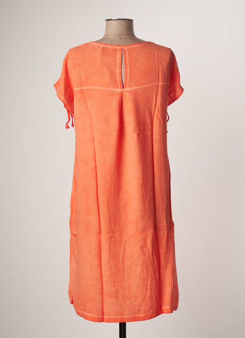 Rochie midi portocaliu MALOKA femeie