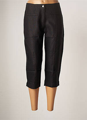 Pantalon trei sferturi negru MALOKA femeie