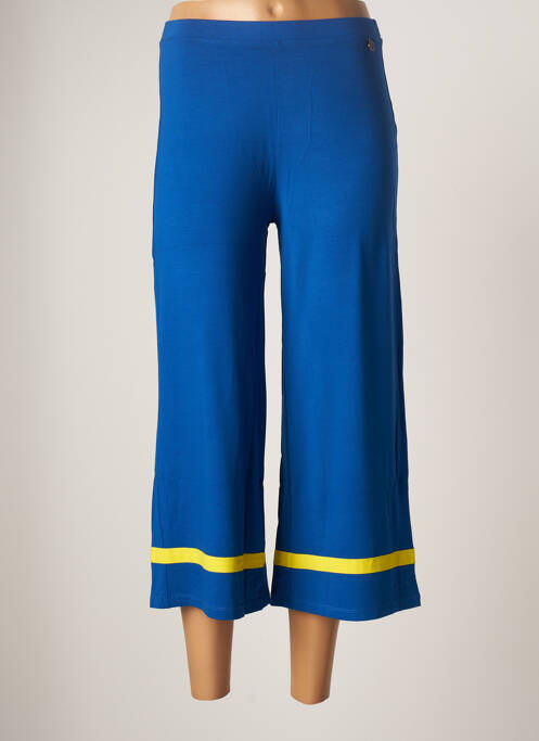 Pantalon trei sferturi albastru MALOKA femeie